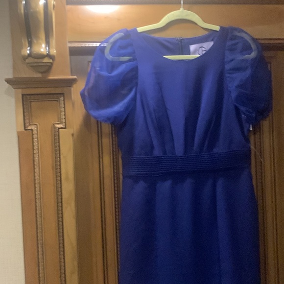 NWOT JS Collections HARLEY PUFF COCKTAIL DRESS Size 8 - Picture 7 of 12